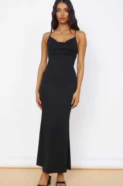 Pure Delight Maxi Dress Black