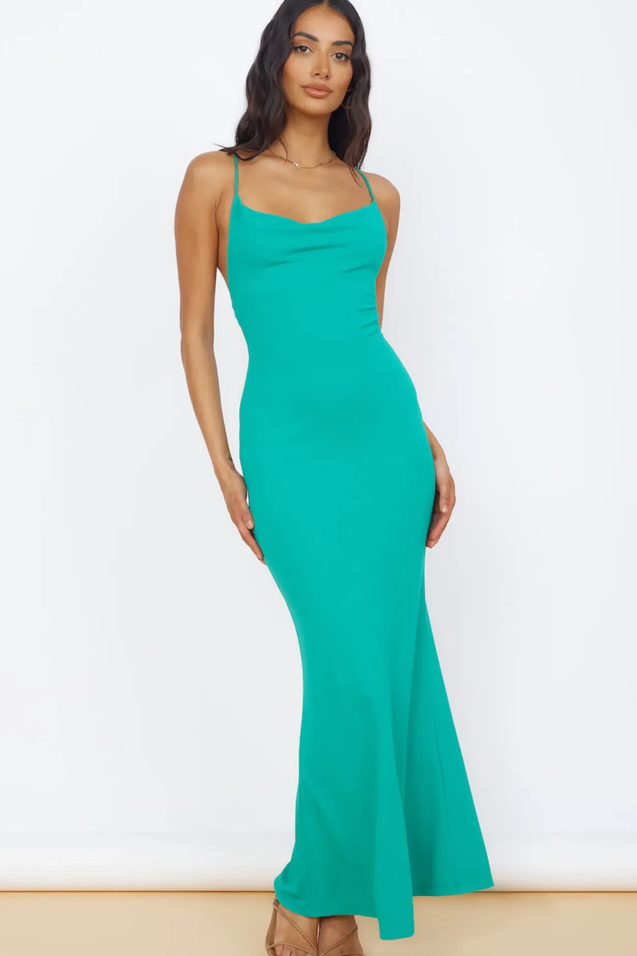 Pure Delight Maxi Dress Green