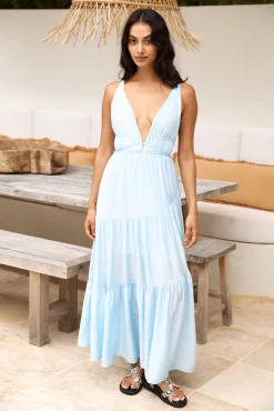 Pure Delights Maxi Dress Blue