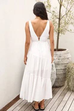 Pure Delights Maxi Dress White