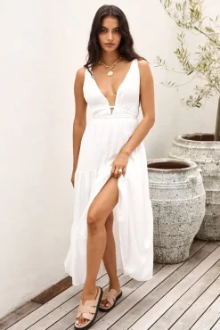 Pure Delights Maxi Dress White