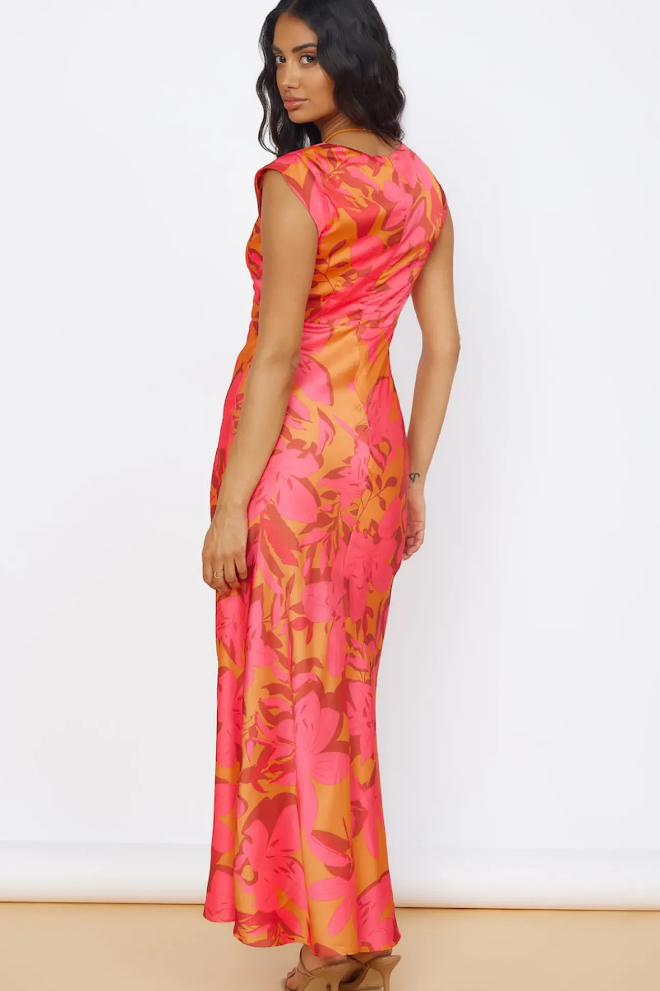 Radiant Skies Maxi Dress Orange