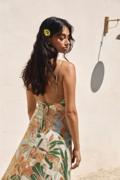Rainforest Glow Maxi Dress Green