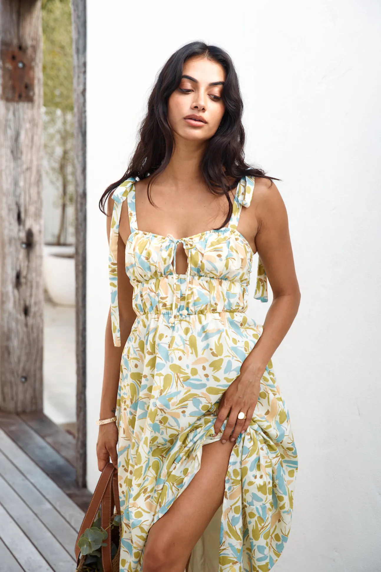Rainforest Wander Maxi Dress Green