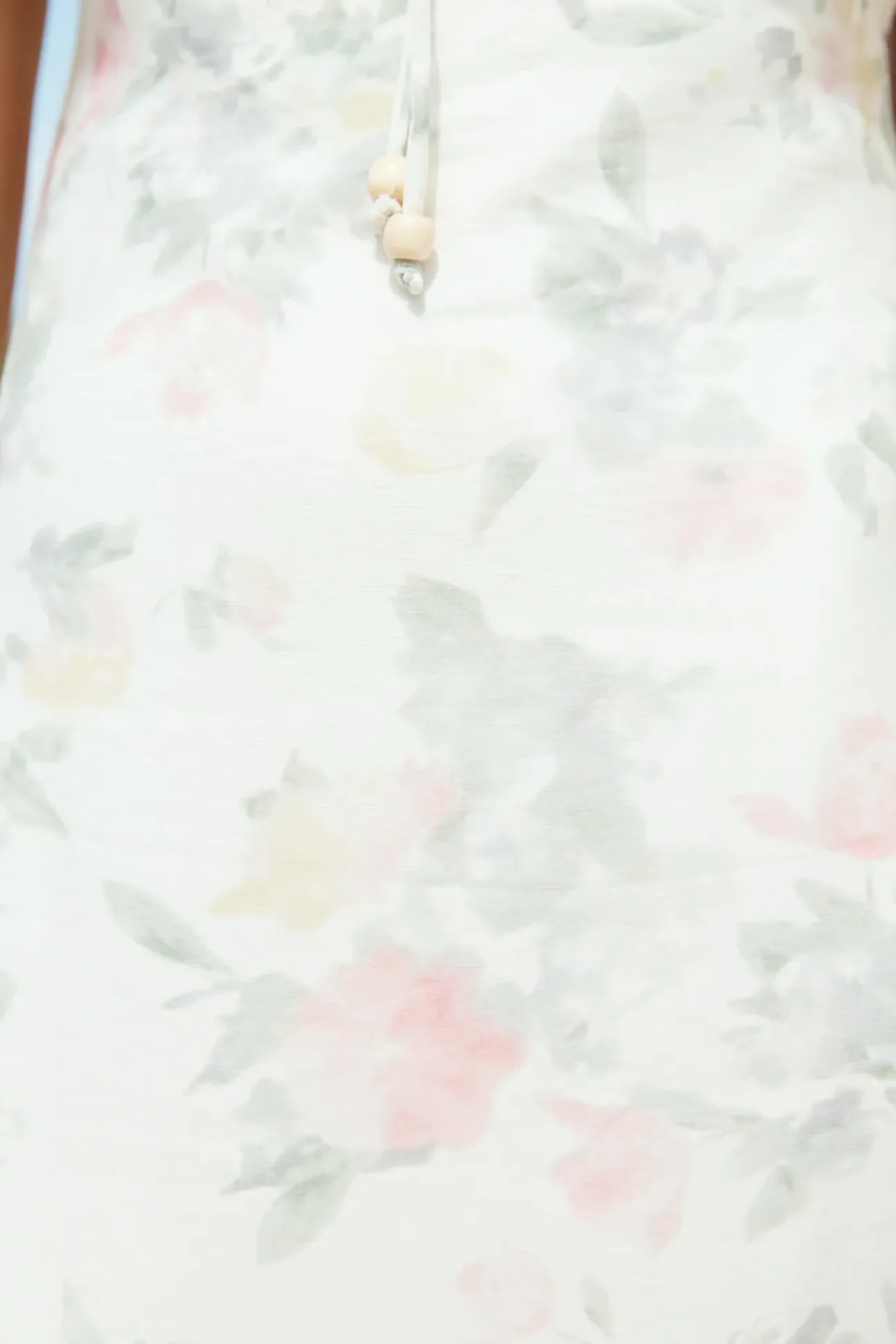 Rebekah Floral Maxi Dress Beige