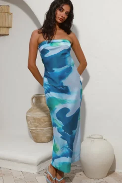 Right Here Maxi Dress Blue