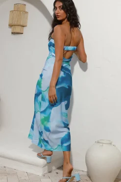 Right Here Maxi Dress Blue