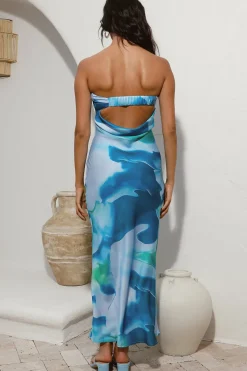 Right Here Maxi Dress Blue