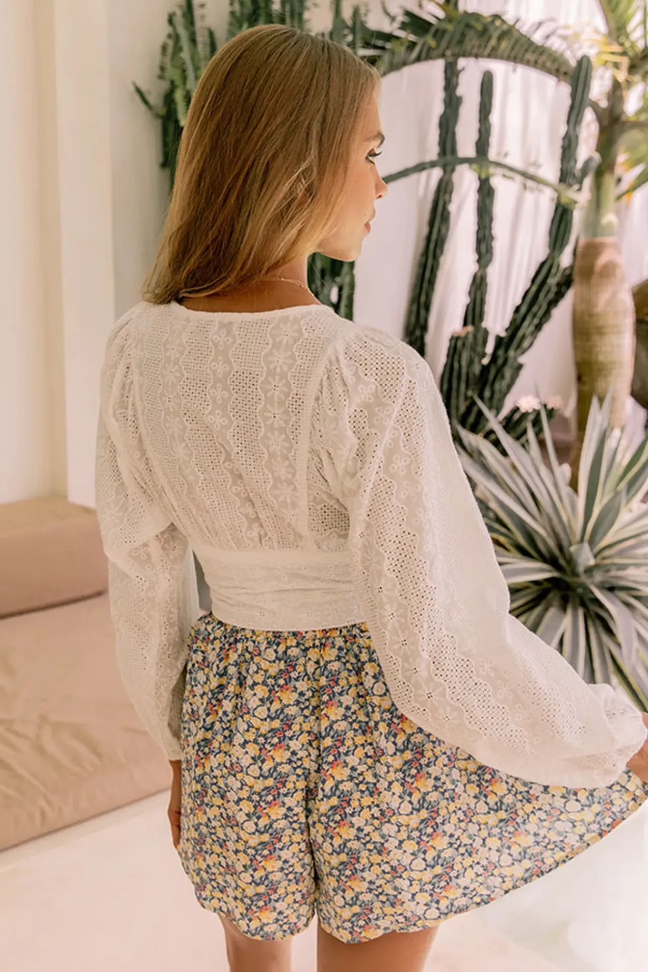 Rising Spring Top White