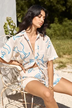 Roaming Around Shorts Blue
