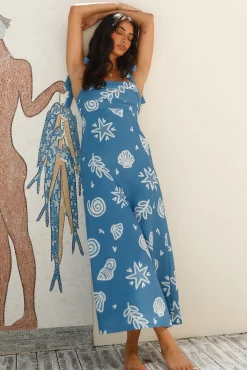 Rockpool Roamer Maxi Dress Blue