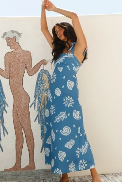 Rockpool Roamer Maxi Dress Blue