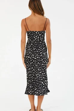 Rolling Straight Midi Dress