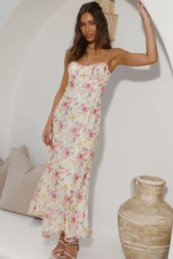 Romantic Poetry Maxi Dress Yellow