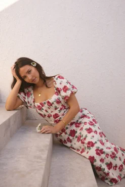 Rosalie Midi Dress Pink