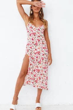 Rosy Cheeks Midi Dress
