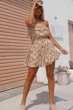 Run Away Dress Mustard