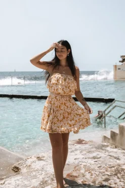 Run Away Dress Mustard