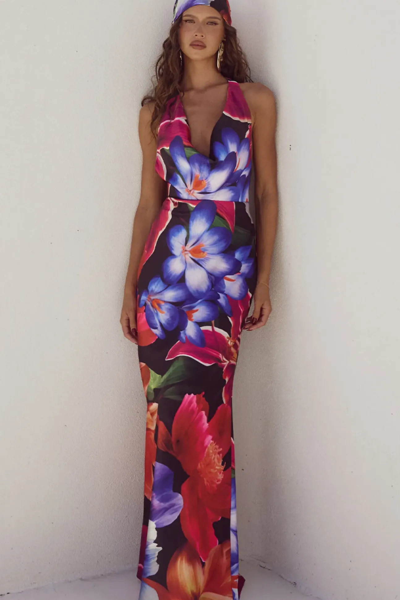 RUNAWAY THE LABEL Posey Maxi Dress Maeve Print