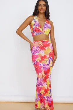 RUNAWAY THE LABEL Romance Top Pink