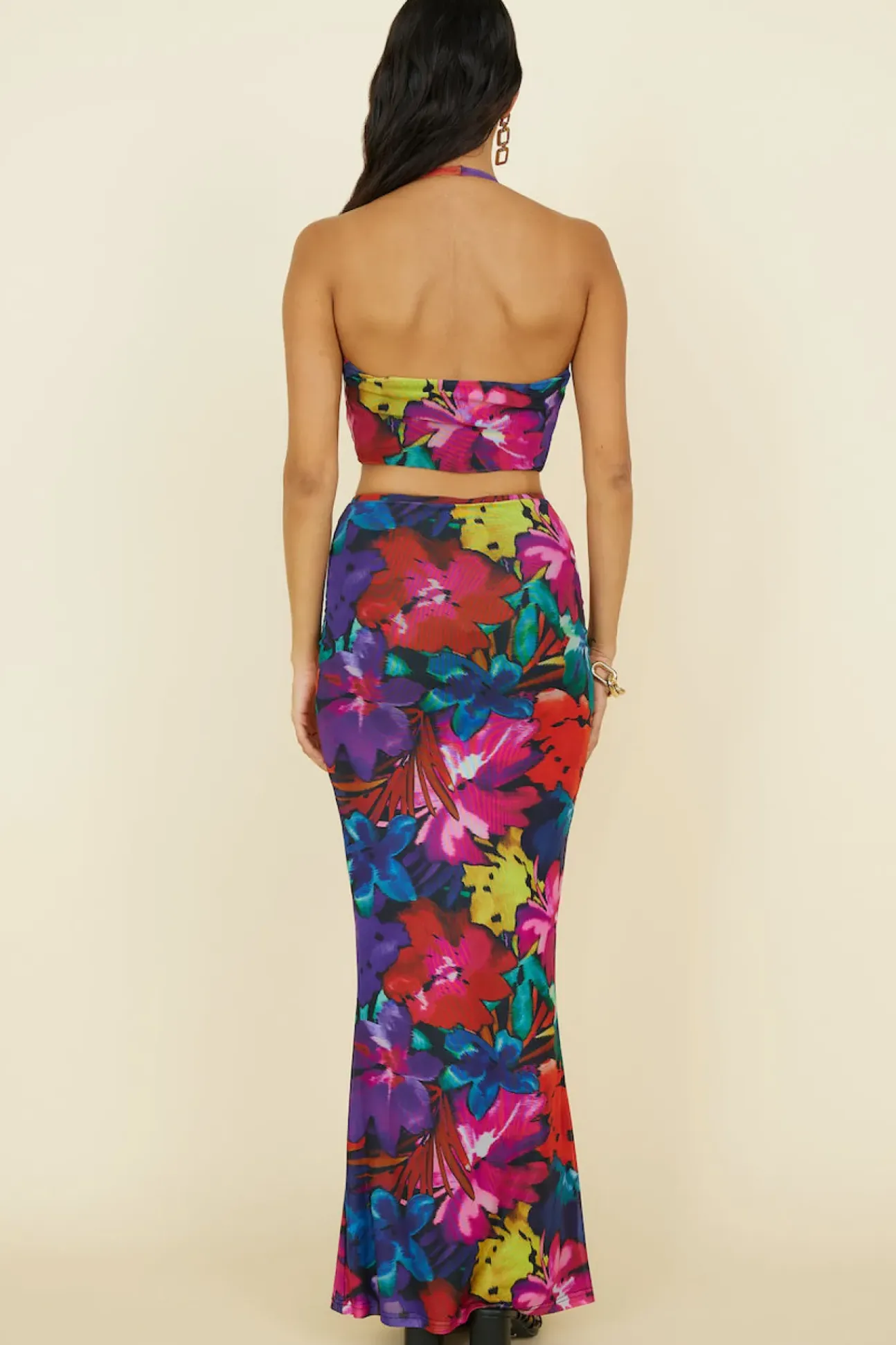 RUNAWAY THE LABEL Zarela Maxi Skirt Black