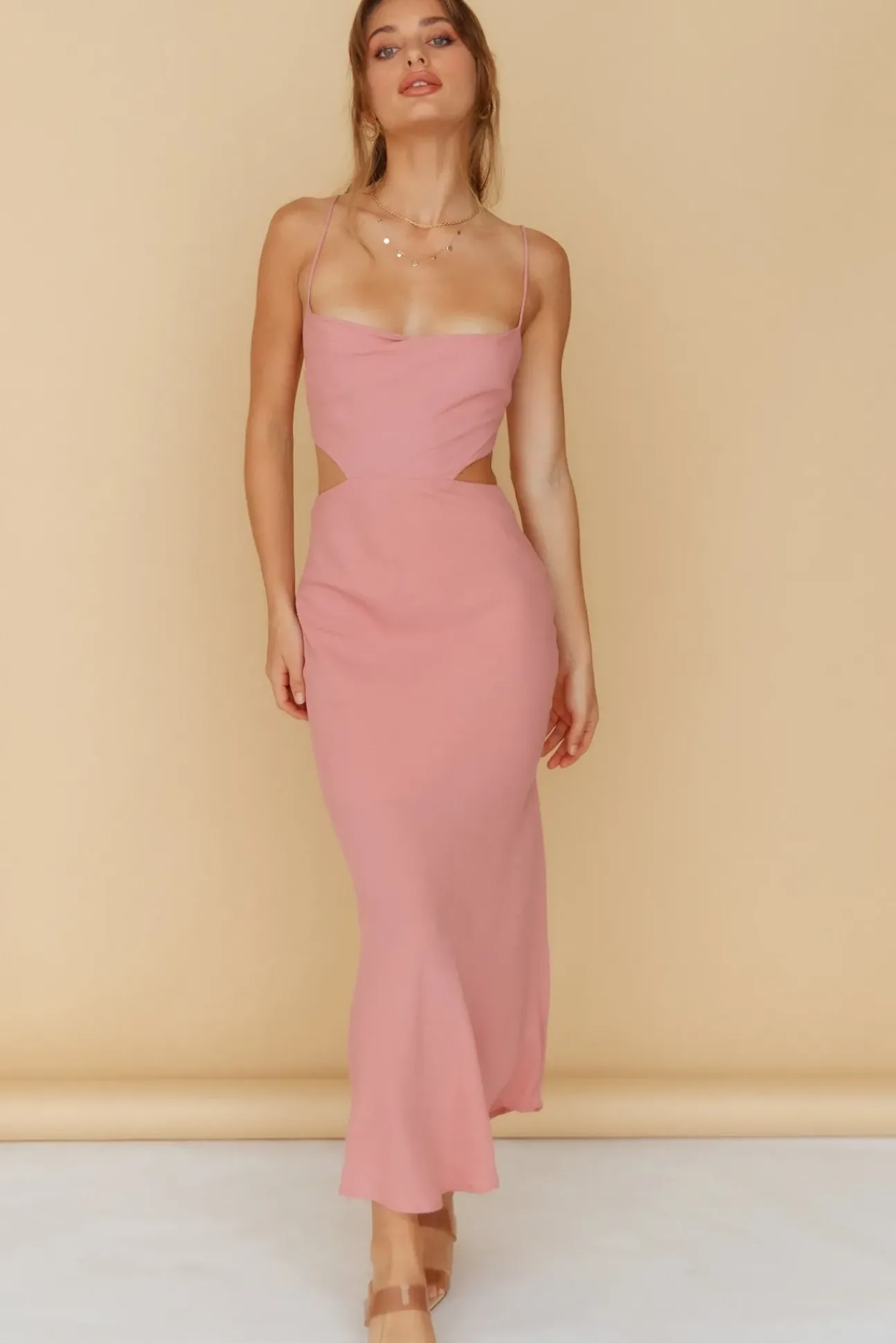 Running To You Maxi Dress Blush