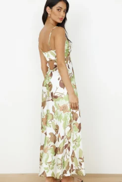 Safari Tour Maxi Dress Green
