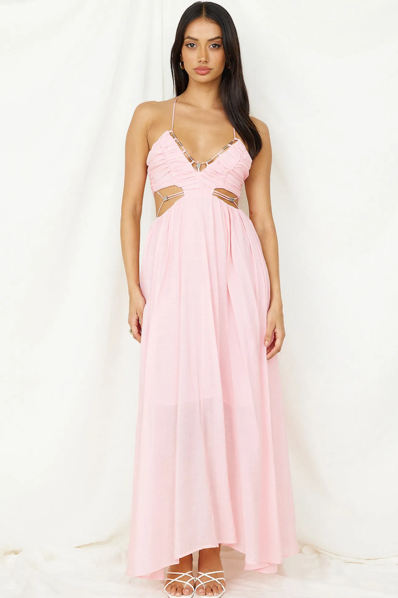 Sahara Journey Maxi Dress Blush