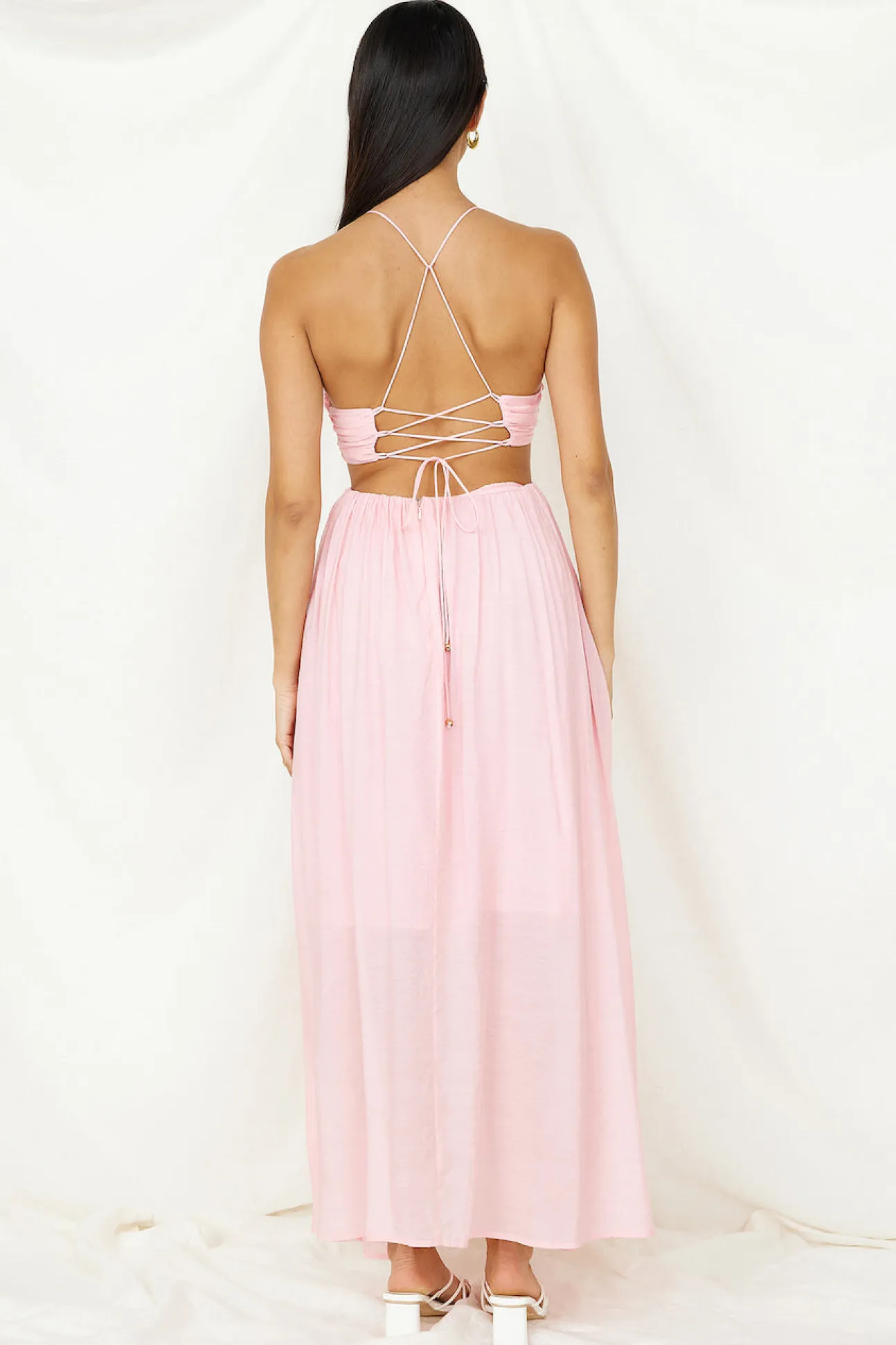Sahara Journey Maxi Dress Blush
