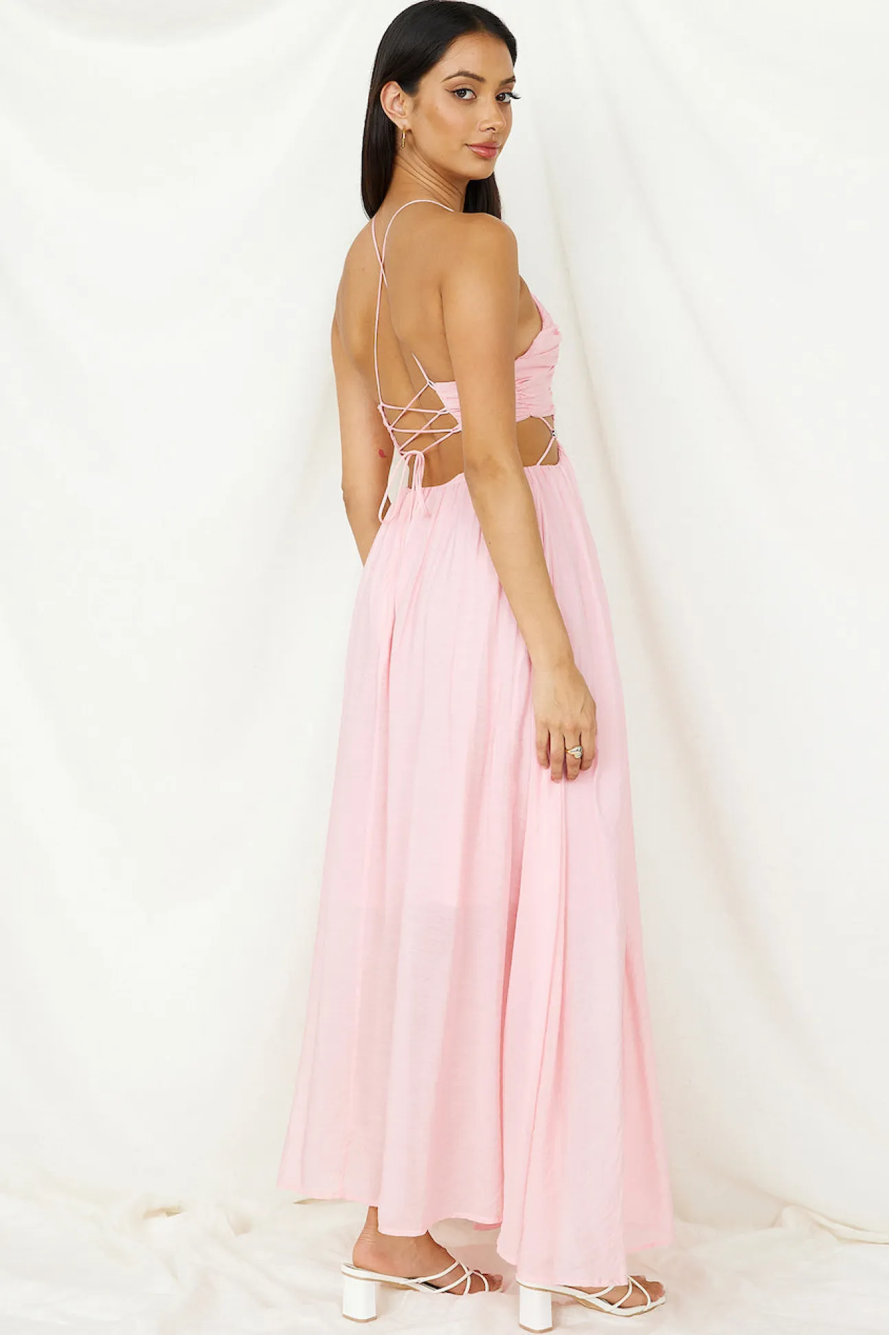 Sahara Journey Maxi Dress Blush