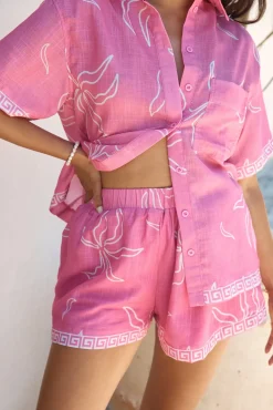 Sailing Ahead Shirt Pink