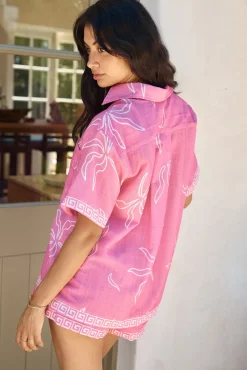 Sailing Ahead Shirt Pink