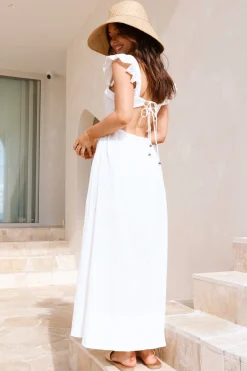 Salty Air Maxi Dress White