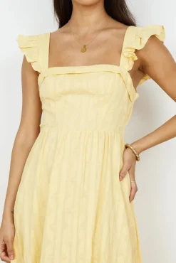 Salty Air Maxi Dress Yellow