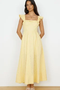 Salty Air Maxi Dress Yellow