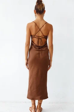 Sanctuary Maxi Dress Brown