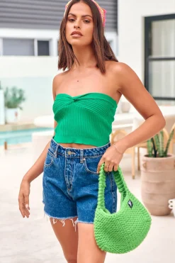Sarali Crop Top Green