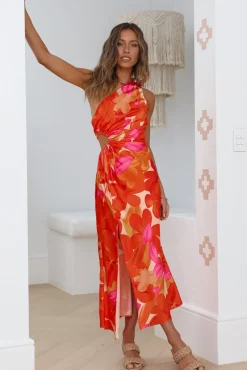 Save Me A Dance Maxi Dress Orange
