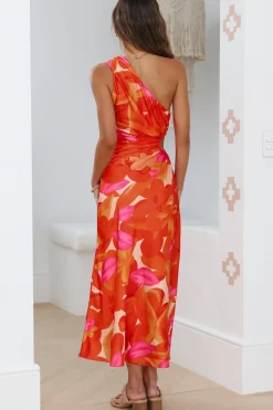 Save Me A Dance Maxi Dress Orange