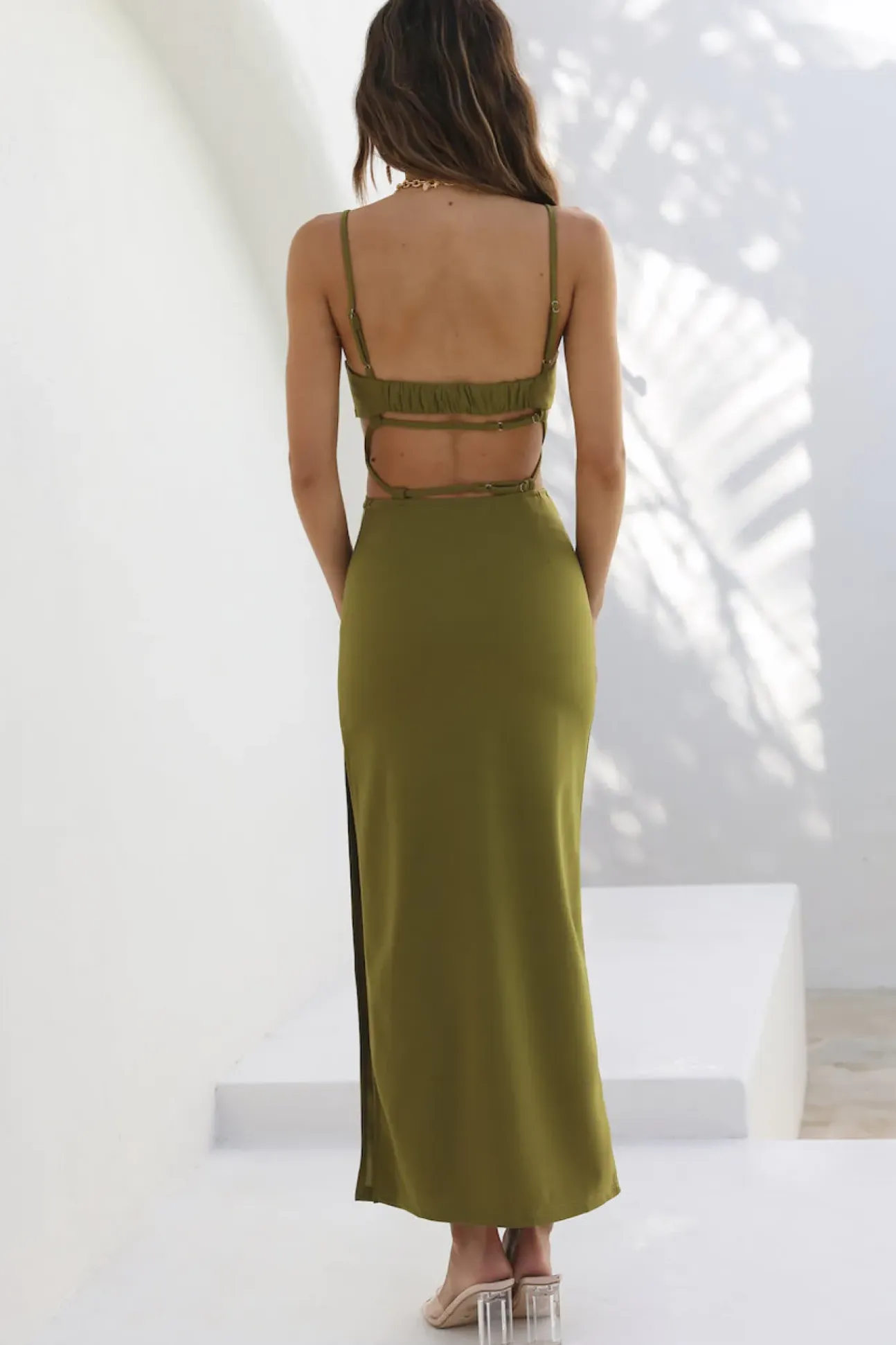 Say Nothing Maxi Dress Green