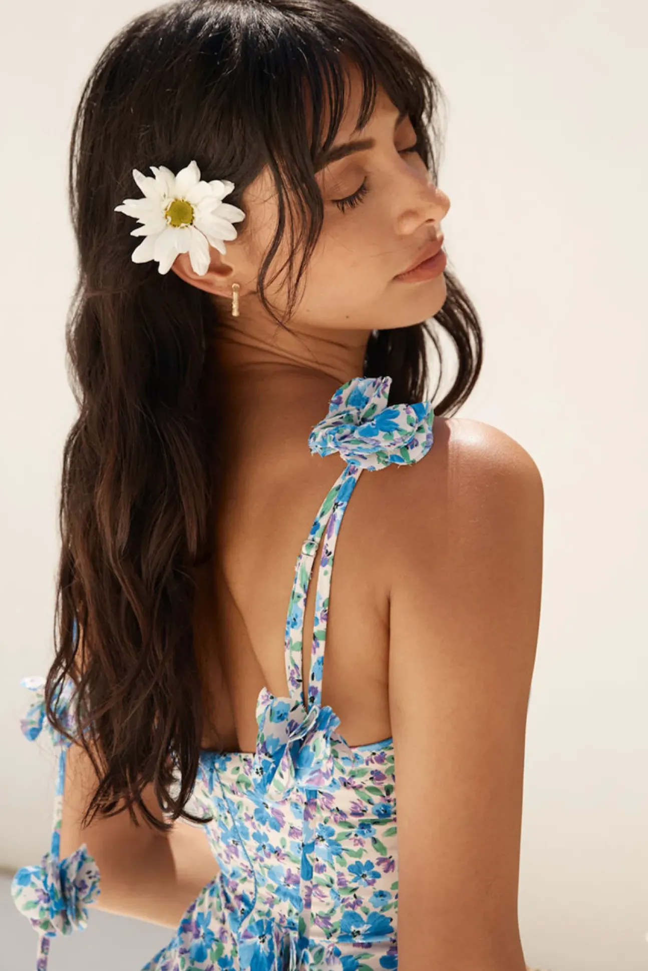 Seaside Escape Mini Dress Blue