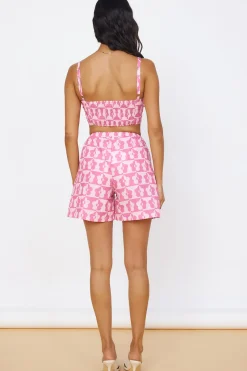 Secrets of Summer Shorts Pink