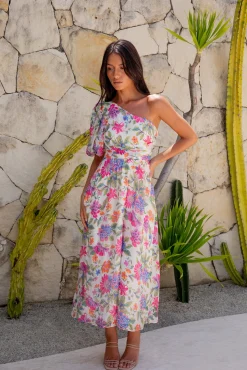 See You There Midi Dress Pink