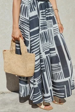 Selena Strapless Maxi Dress Black