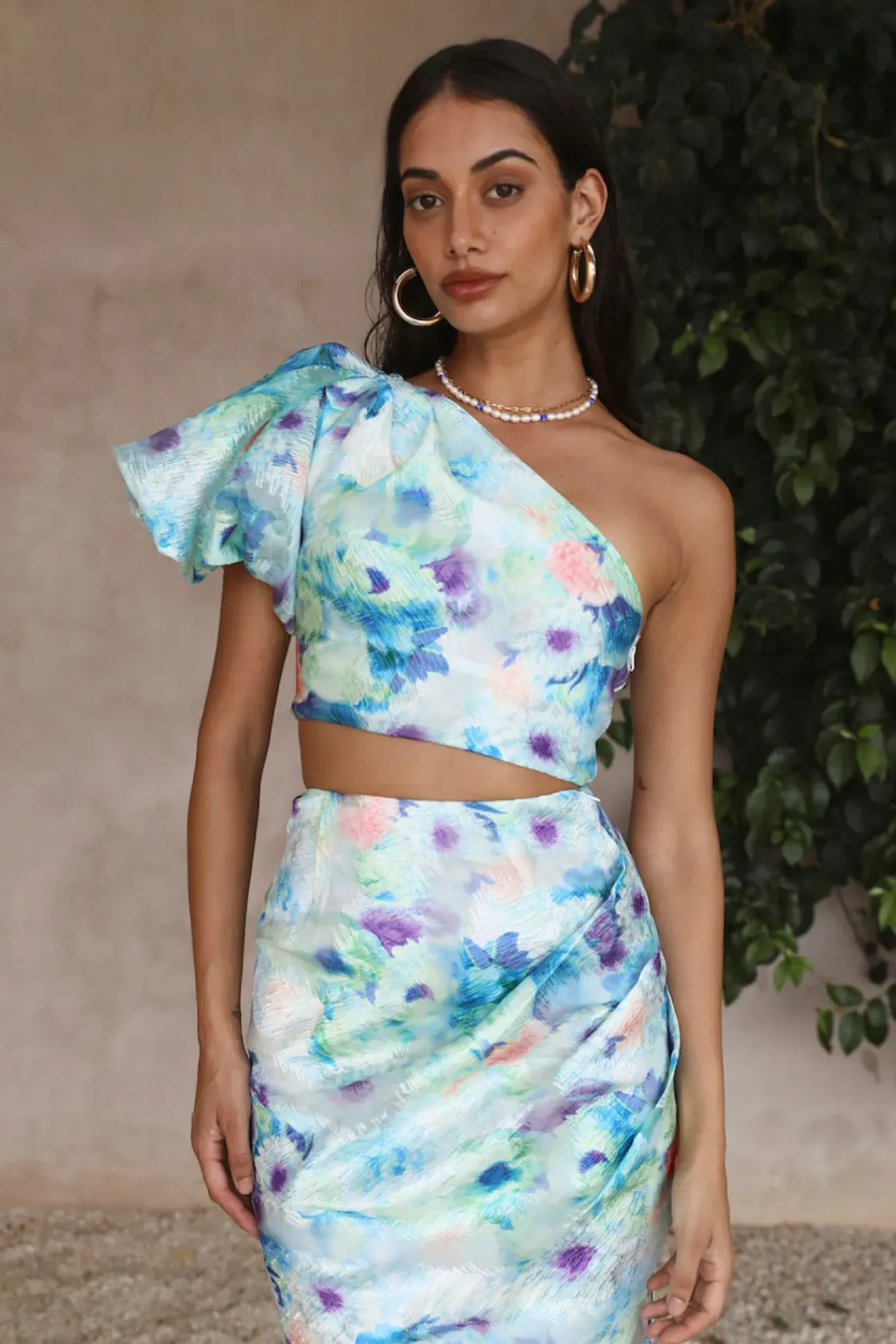 Serenity Crop Top Blue