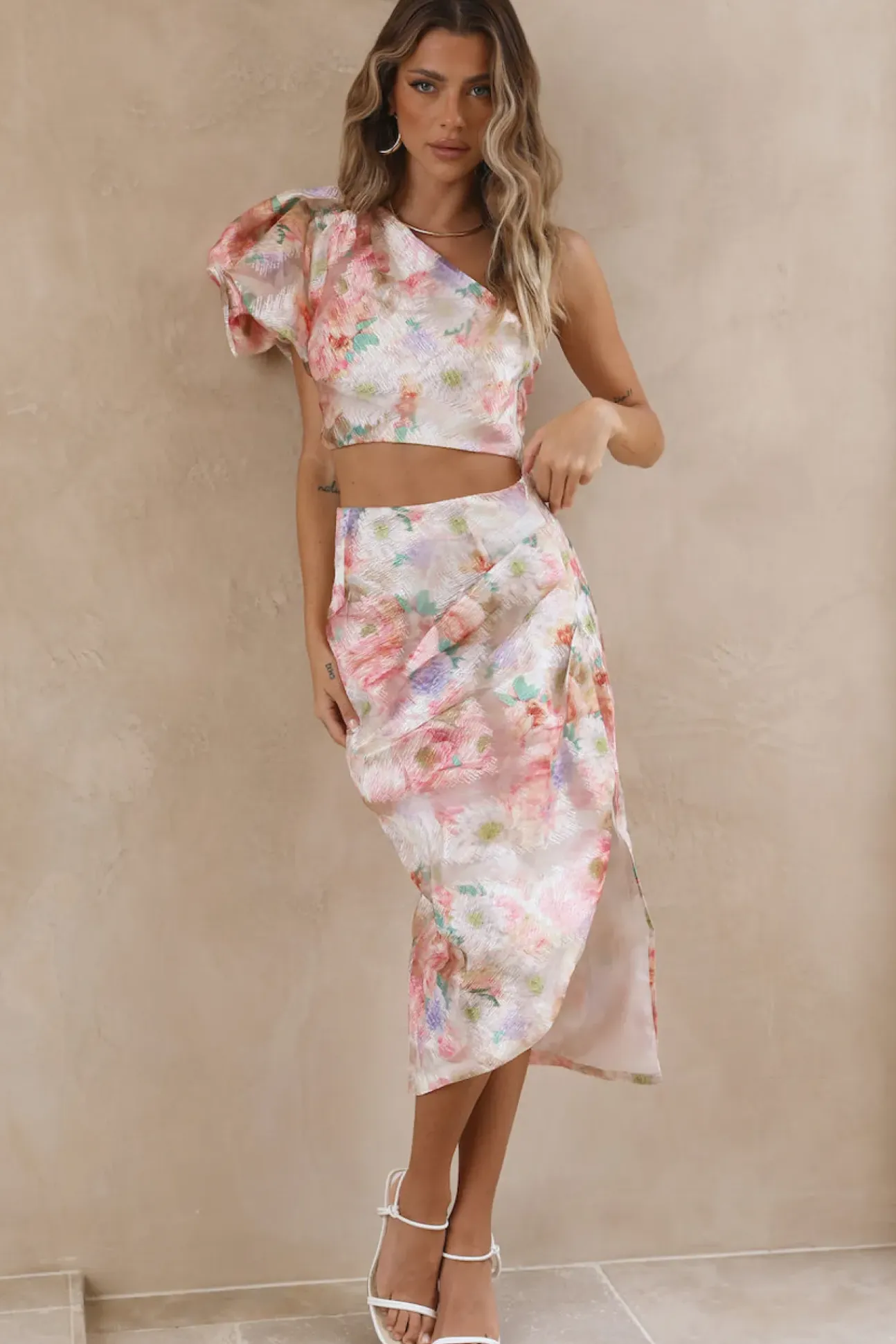 Serenity Crop Top Pink