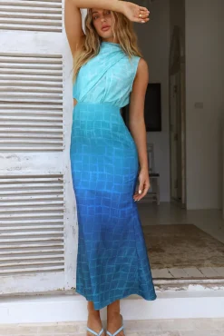 Seventeen Again Maxi Dress Blue