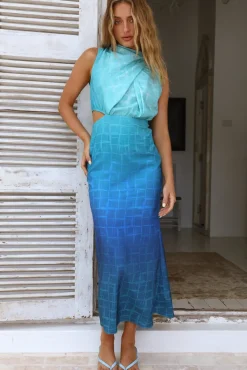 Seventeen Again Maxi Dress Blue