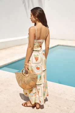SEVEN WONDERS Agata Midi Dress Agata Print