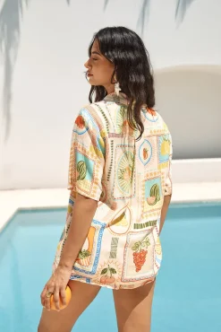 SEVEN WONDERS Agata Shirt Agata Print
